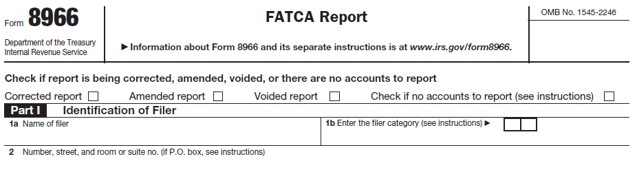 Fatca Report